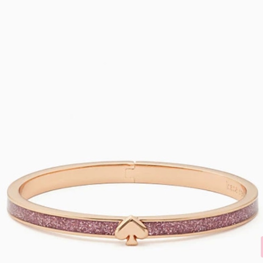 Kate Spade Glitter Enamel Hinged Bangle
